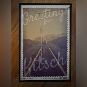 Kitsch Silver Y-shaped Necklace